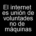 internet voluntadas no máquinas